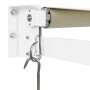 Toldo retráctil aluminio y tela color crema 5x3 m