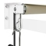 Toldo retráctil automático color crema 4x3 m