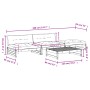 Gartenmöbel-Set 4-teilig und honigbraune Massivholzkissen von vidaXL, Gartensets - Ref: Foro24-3186112, Preis: 820,73 €, Raba...