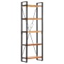 5-level solid acacia wood shelf 60x30x180 cm by vidaXL, Bookcases and shelves - Ref: Foro24-286588, Price: 200,09 €, Discount: %