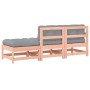 3-piece garden sofa set with Douglas fir wood cushions by vidaXL, Modular outdoor sofas - Ref: Foro24-825602, Price: 222,56 €...