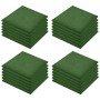 Losetas de goma protección de caídas 24 uds verde 50x50x3 cm en Suelos y moquetas | Comprar online en Foro24