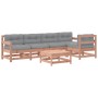 6-teiliges Gartenmöbel-Set mit Kissen aus Douglasienholz von vidaXL, Gartensets - Ref: Foro24-3185995, Preis: 516,43 €, Rabat...