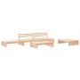 5-teiliges Gartenmöbel-Set und Massivholzkissen von vidaXL, Gartensets - Ref: Foro24-3186144, Preis: 723,74 €, Rabatt: %