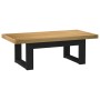 Mesa de centro NOAIN patas en U madera maciza pino 120x60x40 cm