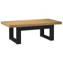 Mesa de centro NOAIN patas en U madera maciza pino 120x60x40 cm