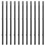 Valla alambrada con anclas de punta gris 0,8x25 m