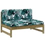 Garden furniture set 2 pieces and cushions made of impregnated pine wood by vidaXL, Garden sets - Ref: Foro24-3186108, Price:...