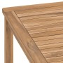 Mesa de comedor de jardín madera maciza de teca 180x90x77 cm