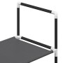 Zapatero 5 niveles negro 44x28x94 cm tejido no tejido