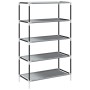 Zapatero gris 60,5x30x97 cm tejido no tejido