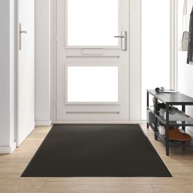 Felpudo Negro 120 x 300 cm Poliamida y PVC