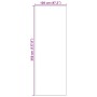 Felpudo Negro 120 x 350 cm Poliamida y PVC