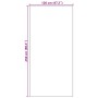 Felpudo Rojo y Negro 120 x 250 cm Poliamida y PVC