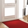 Felpudo Rojo y Negro 120 x 350 cm Poliamida y PVC