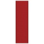 Felpudo Rojo y Negro 120 x 400 cm Poliamida y PVC
