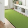 Felpudo Verde y Negro 120 x 250 cm Poliamida y PVC