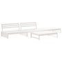 4-teiliges Gartenmöbel-Set und weiße Massivholzkissen von vidaXL, Gartensets - Ref: Foro24-3186110, Preis: 796,63 €, Rabatt: %