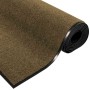Felpudo Marrón y Negro 120 x 300 cm Poliamida y PVC