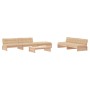 6-teiliges Gartenmöbel-Set und Massivholzkissen von vidaXL, Gartensets - Ref: Foro24-3186151, Preis: 810,63 €, Rabatt: %