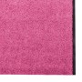 Felpudo Rosa y Negro 120 x 350 cm Poliamida y PVC