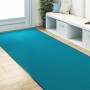 Felpudo Cian y Negro 120 x 400 cm Poliamida y PVC