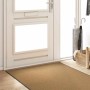 Felpudo Crema y Negro 120 x 250 cm Poliamida y PVC
