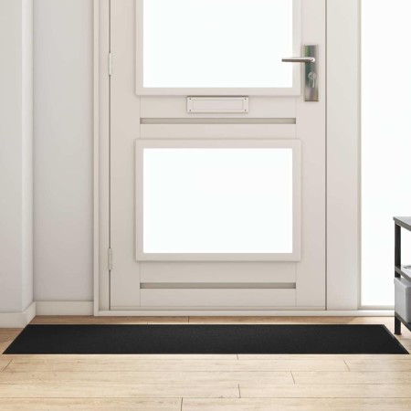 Felpudo Negro 60 x 180 cm Polipropileno y vinilo