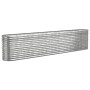 Jardinera arriate acero galvanizado plata 332x40x68 cm en Maceteros y jardineras | Comprar online en Foro24