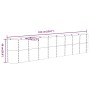 Jardinera arriate acero galvanizado plata 332x40x68 cm en Maceteros y jardineras | Comprar online en Foro24