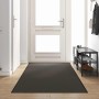 Felpudo Antracita y Negro 120 x 400 cm Polipropileno y vinilo