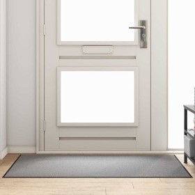 Felpudo Gris y Negro 90 x 150 cm Polipropileno y vinilo