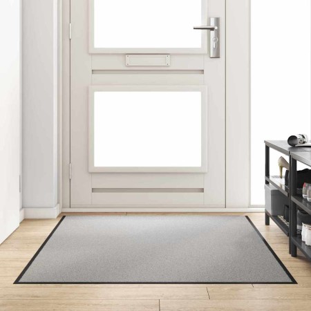 Felpudo Gris y Negro 120 x 180 cm Polipropileno y vinilo