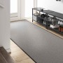 Felpudo Gris y Negro 120 x 250 cm Polipropileno y vinilo