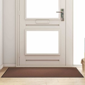 Felpudo Marrón y Negro 90 x 150 cm Polipropileno y vinilo