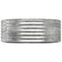 Jardinera arriate acero galvanizado plata 322x100x36 cm