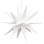 Lámparas de Navidad LED plegables 3 unidades blanco 43 cm