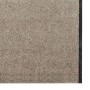 Felpudo Beige y Negro 120 x 350 cm Polipropileno y vinilo