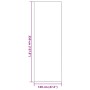 Felpudo Beige y Negro 120 x 350 cm Polipropileno y vinilo