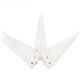Lámparas de Navidad LED plegables 3 unidades blanco 57 cm