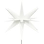 Lámpara de Navidad LED plegable 3 unidades blanco 57 cm