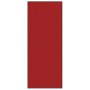 Felpudo Rojo y Negro 120 x 300 cm Polipropileno y vinilo