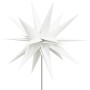 Lámpara de Navidad LED plegable 3 unidades blanco 57 cm