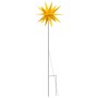 Lámpara de Navidad LED plegable 3 unidades amarillo 57 cm