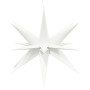 Lámparas de Navidad LED plegables 3 unidades blanco 100 cm