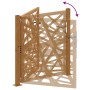 Puerta de jardín de acero desgastado diseño ligero 105x105 cm