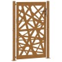 Puerta de jardín de acero desgastado diseño ligero 105x155 cm