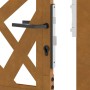 Puerta de jardín de acero desgastado diseño ligero 105x155 cm