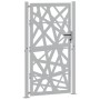 Puerta de jardín de acero desgastado diseño ligero 105x180 cm