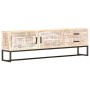 Weißer TV-Schrank aus massivem Akazienholz, 140 x 30 x 45 cm von vidaXL, TV-Möbel - Ref: Foro24-287328, Preis: 275,66 €, Raba...